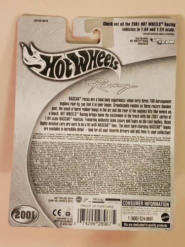 Hot Wheels Racing 2001 Texas #5 Terry Labonte, Pit Board Kellogg's NEW Sealed - Thumbnail 3