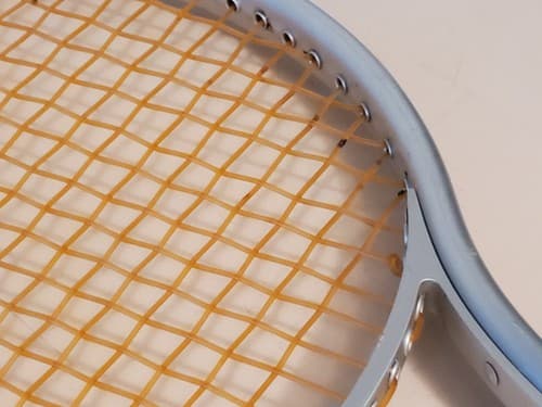 Vintage 'SR' Steel Tennis Racket,, silver. Model #6-12022. 4 3/8" grip, 25" leng - Thumbnail 5