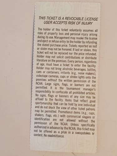 1992 NCAA Basketball Championships TICKET 1st/2nd Rnd Cinci Mar 19 1992. 2 Avail - Thumbnail 7