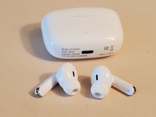 AIRFLAIR UZ-E044T Wireless Bluetooth Earbuds in Charge Case. Tested works - Thumbnail 2