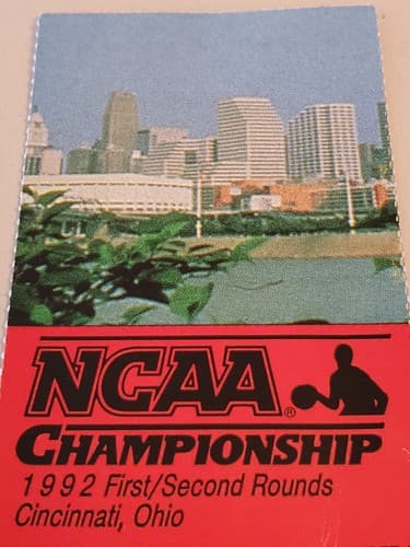 1992 NCAA Basketball Championships TICKET 1st/2nd Rnd Cinci Mar 19 1992. 2 Avail - Image 1