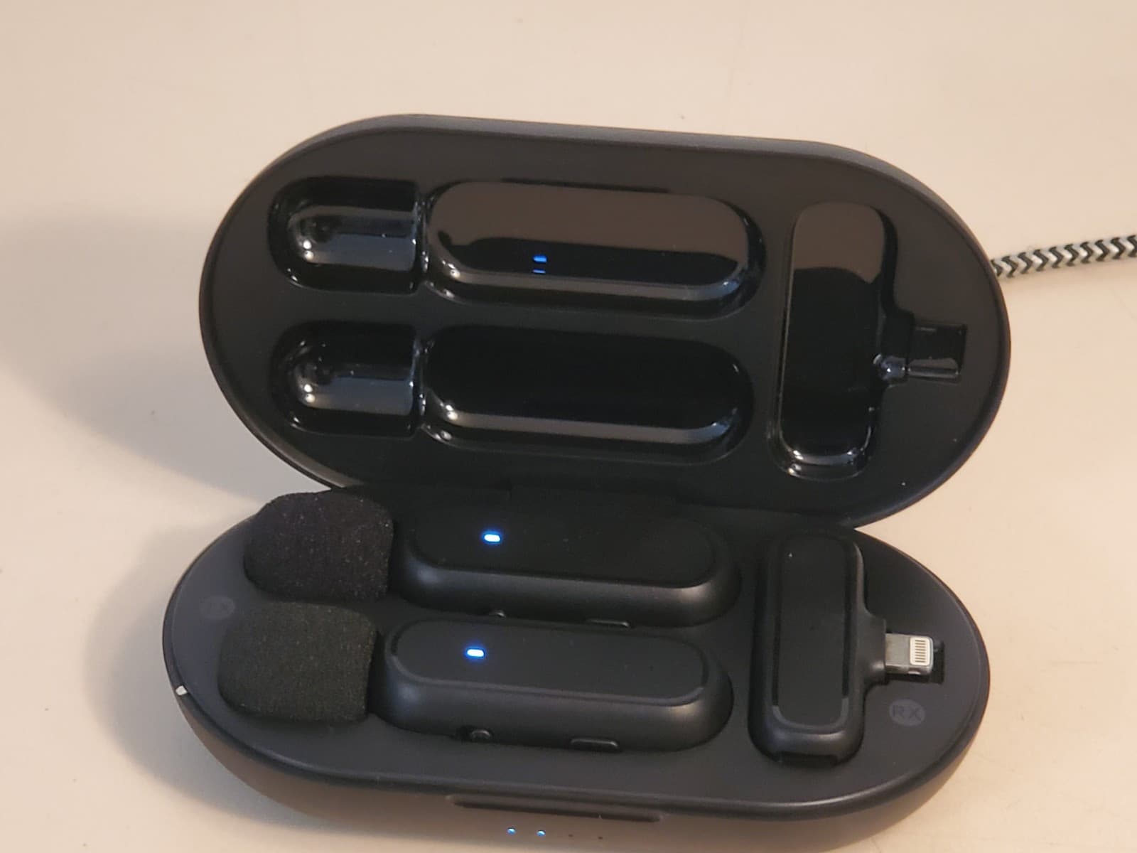 K60 Wireless Lavalier Dual Microphone for Apple iPhone Lightning Port TESTED - Thumbnail 5