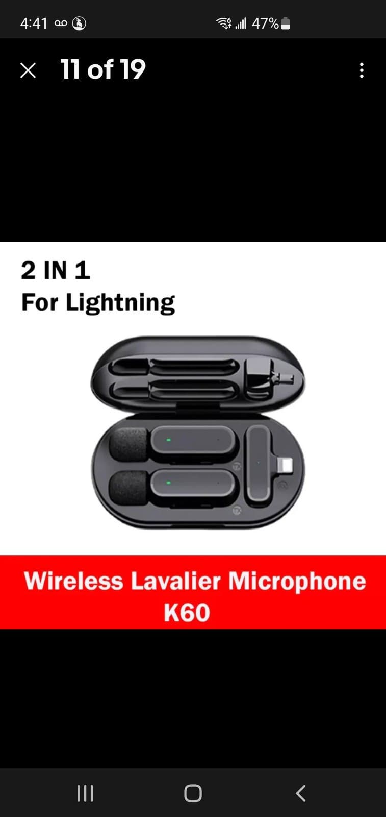 K60 Wireless Lavalier Dual Microphone for Apple iPhone Lightning Port TESTED - Thumbnail 21