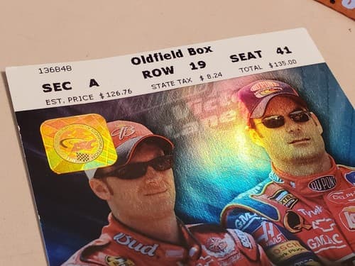 2006 NASCAR Daytona 500 Ticket Stub w Lanyard Sun Feb 19 2006 Jimmie Johnson win - Thumbnail 7