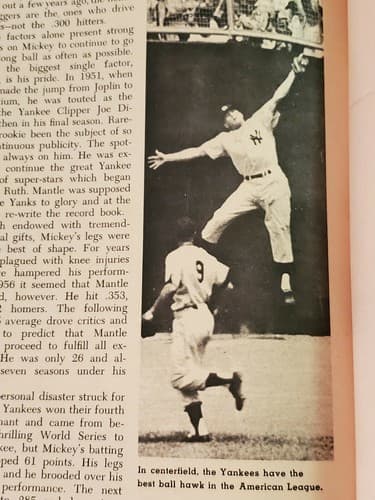Sports Action Baseball Thrills magazine, 1961. Mickey Mantle, NY Yankees. VG/EX - Thumbnail 11