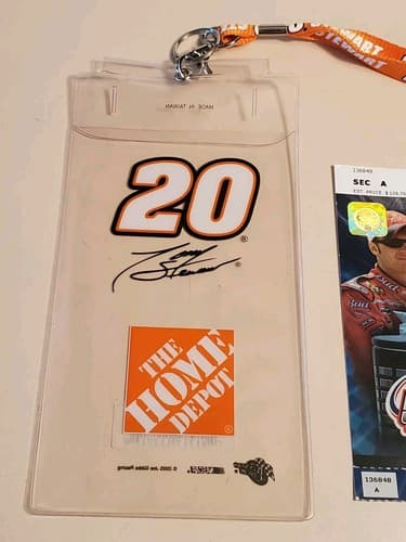 2006 NASCAR Daytona 500 Ticket Stub w Lanyard Sun Feb 19 2006 Jimmie Johnson win - Thumbnail 10