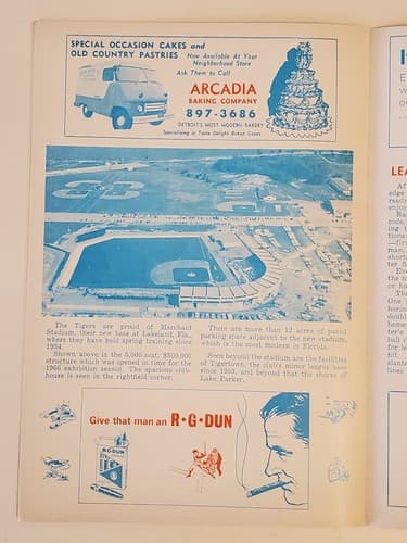 1966 MLB Detroit Tigers Official Scorebook at Tiger Stadium Unscored-Cleveland - Thumbnail 9