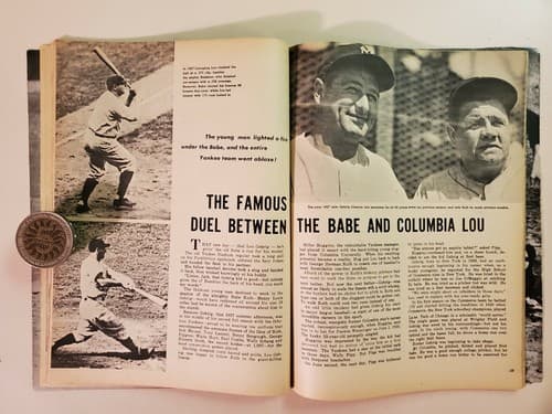 Sports Action Baseball Thrills magazine, 1961. Mickey Mantle, NY Yankees. VG/EX - Thumbnail 8