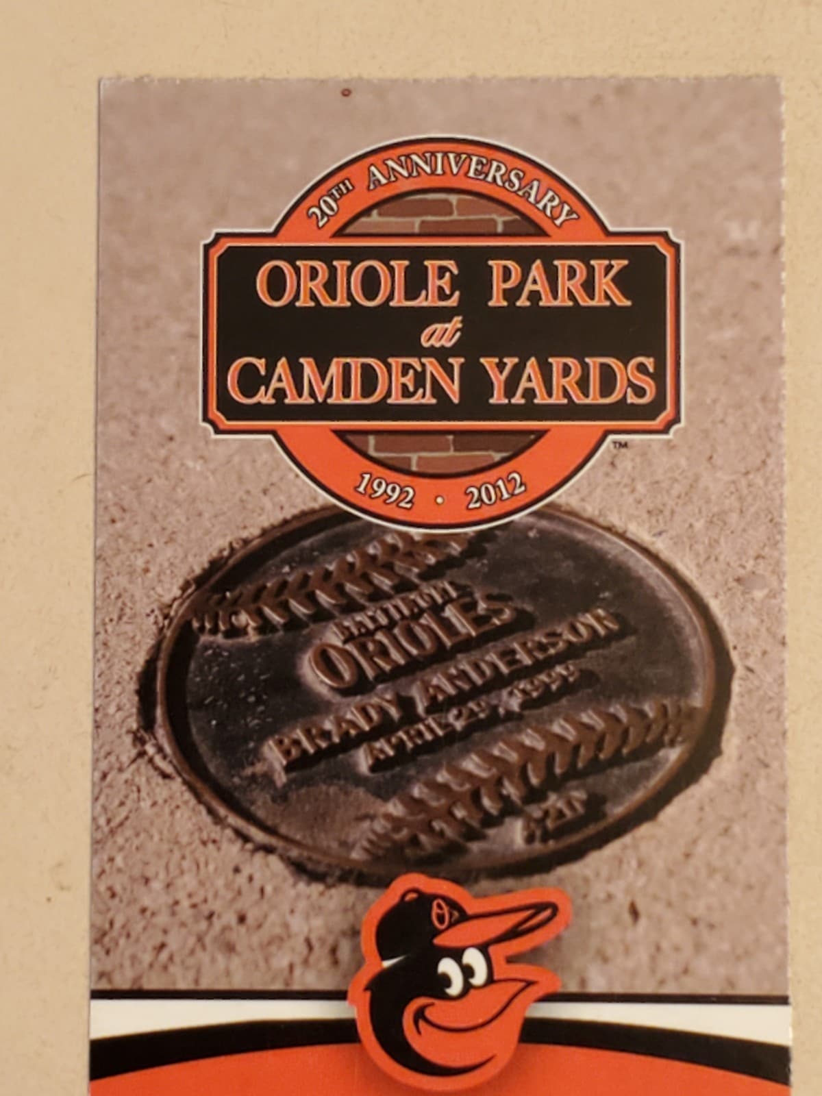 2012 MLB Baltimore Orioles Ticket Stub MAY 26 2012 v Kansas City Royals (3-4L) - Thumbnail 4
