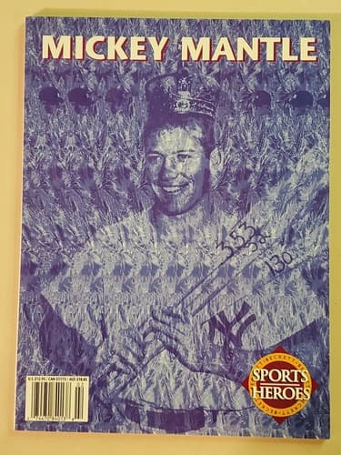 Beckett Sports Heroes magazine, Mickey Mantle. 1st Ed July 1995. NM/MINT cond