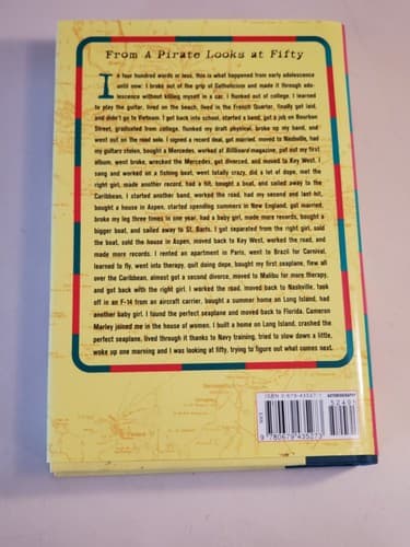 A PIRATE LOOKS AT FIFTY by Jimmy Buffett 1998 Hardcover Travel Adenture Stories - Thumbnail 2