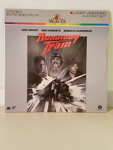 Laserdisc Movie - Runaway Train - Jon Voight - TWO DISCS. Used, excellent cond