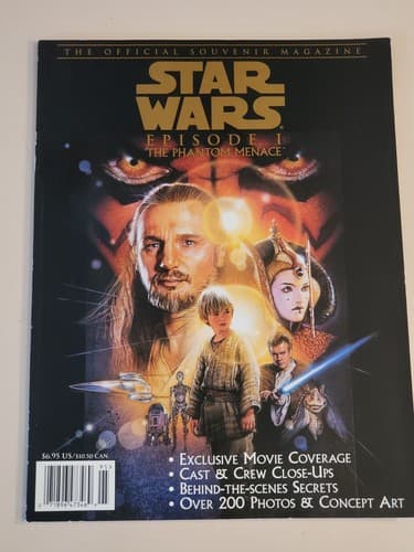 Topps STAR WARS Episode 1 The Phantom Menace. Official Souvenir Magazine 1999.