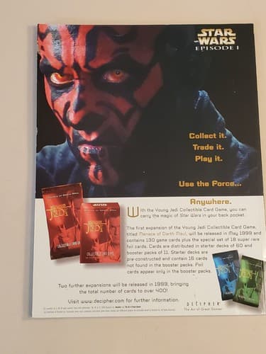 Topps STAR WARS Episode 1 The Phantom Menace. Official Souvenir Magazine 1999. - Thumbnail 2