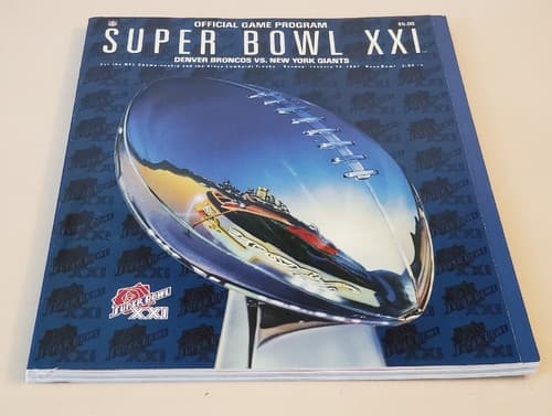 NFL Super Bowl XXI (21-1987) Official Program. Denver Broncos v New York Giants. - Thumbnail 6