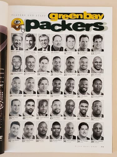 NFL Super Bowl XXXI (31-1997) Official Program. Green Bay Packers v New England - Thumbnail 7