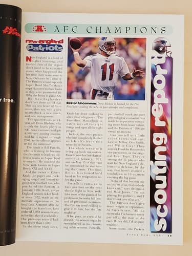 NFL Super Bowl XXXI (31-1997) Official Program. Green Bay Packers v New England - Thumbnail 10