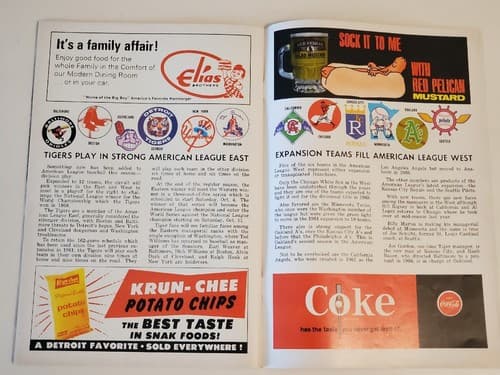 1969 MLB Detroit Tigers Official Scorebook at Tiger Stadium. Unscored v Balt - Thumbnail 12