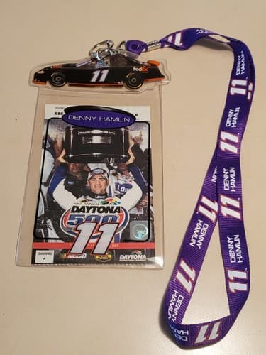 2007 NASCAR Daytona 500 Ticket Stub w Lanyard Sun Feb 18, 2007 Kevin Harvick win - Thumbnail 5