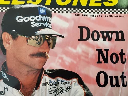 NASCAR - Racing Milestones Magazine, Fall 1997. Dale Earnhardt. EX/NM condition. - Thumbnail 4