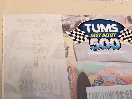 2009 NASCAR Tums 500 at Martinsville Ticket Stubs ×2 + Kroger 200 tixs ×2 + Lany - Thumbnail 6