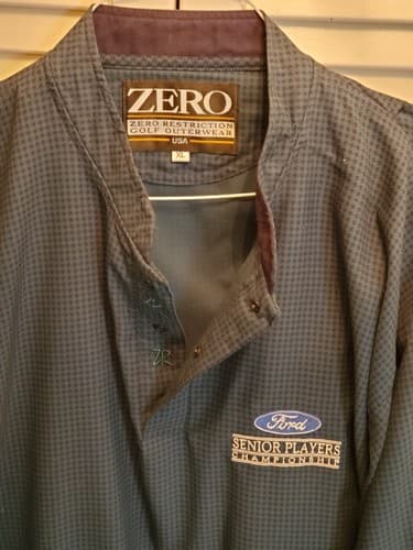 FORD Senior Players Championship Golf Jacket Windbreaker pullover Green. SIZE XL