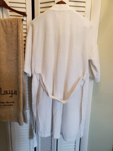 Vtg Lux Hotel Robe & Towel LA PLAYA BEACH RESORT VANDERBILT BEACH NAPLES FLORIDA - Thumbnail 12