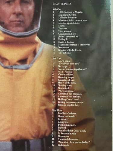 Laserdisc Movie - Outbreak - Dustin Hoffman - TWO DISCS. Used, excellent cond - Thumbnail 10