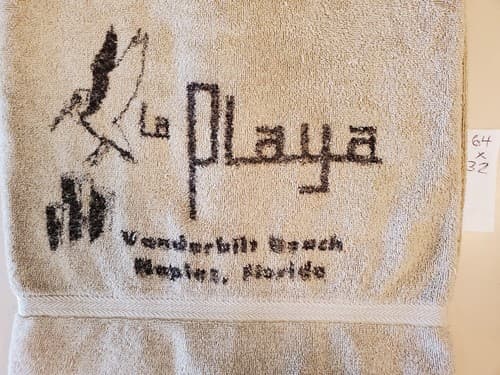 Vtg Lux Hotel Robe & Towel LA PLAYA BEACH RESORT VANDERBILT BEACH NAPLES FLORIDA - Thumbnail 4