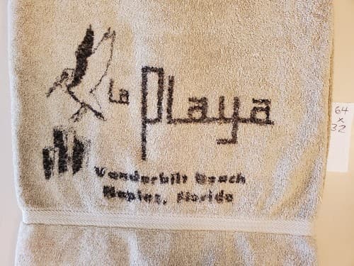 Vtg Lux Hotel Robe & Towel LA PLAYA BEACH RESORT VANDERBILT BEACH NAPLES FLORIDA - Thumbnail 14