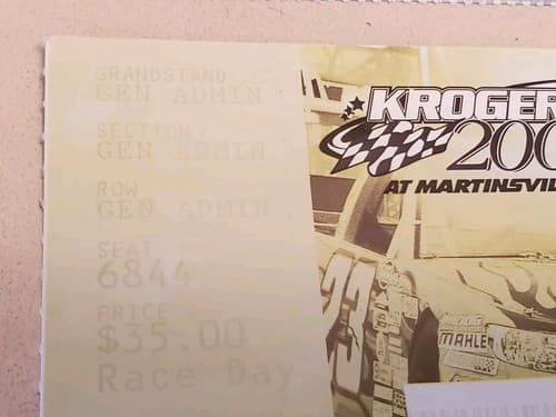 2009 NASCAR Tums 500 at Martinsville Ticket Stubs ×2 + Kroger 200 tixs ×2 + Lany - Thumbnail 8