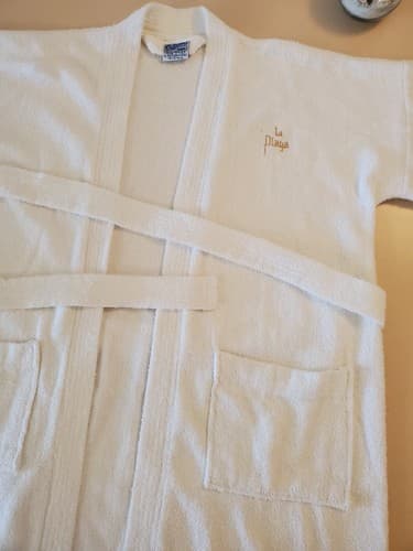 Vtg Lux Hotel Robe & Towel LA PLAYA BEACH RESORT VANDERBILT BEACH NAPLES FLORIDA - Thumbnail 8