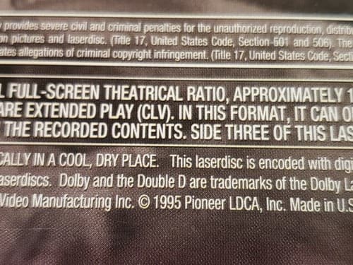 Laserdisc Movie - Platoon - Willem DaFoe - TWO DISCS. Used, excellent condition - Thumbnail 12