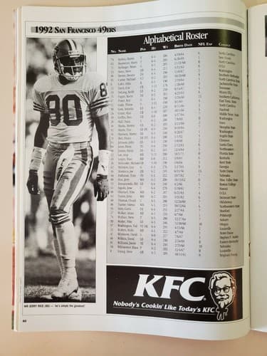 NFL Program - NFL Gameday 1992 Playoffs. Jan 9, 1993, 49ers vs. Redskins. EX/NM - Thumbnail 7