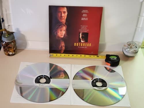 Laserdisc Movie - Outbreak - Dustin Hoffman - TWO DISCS. Used, excellent cond - Thumbnail 3