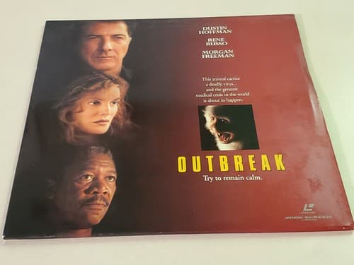 Laserdisc Movie - Outbreak - Dustin Hoffman - TWO DISCS. Used, excellent cond - Thumbnail 6