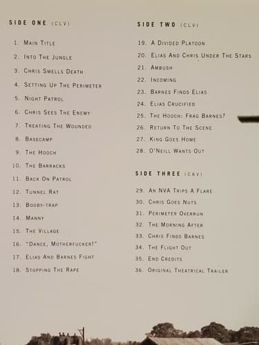 Laserdisc Movie - Platoon - Willem DaFoe - TWO DISCS. Used, excellent condition - Thumbnail 11