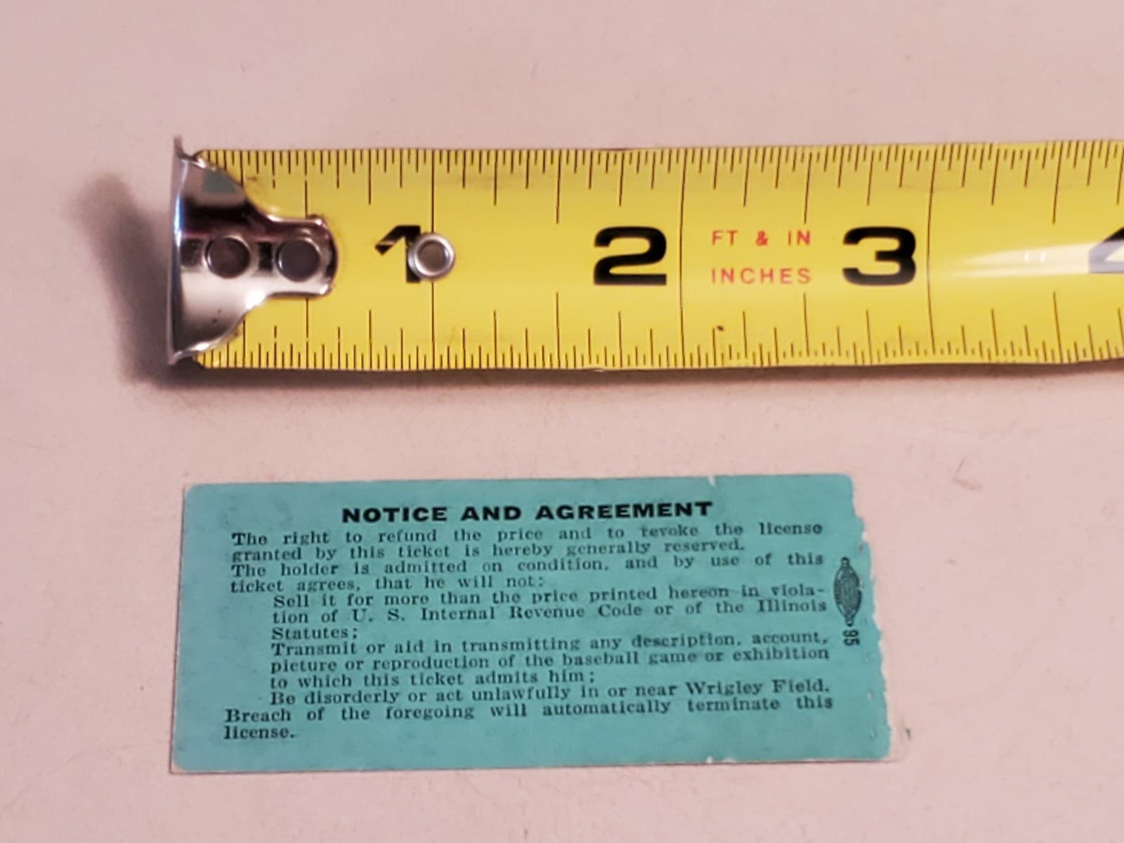 1963 MLB Chicago Cubs Ticket Stub JUL 6 1963 v Philadelphia Phillies (0-6L) - Thumbnail 8