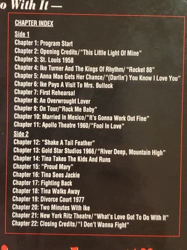 Laserdisc Movie - What's Love Got To Do With It? - Laurence Fishburne. - Thumbnail 10