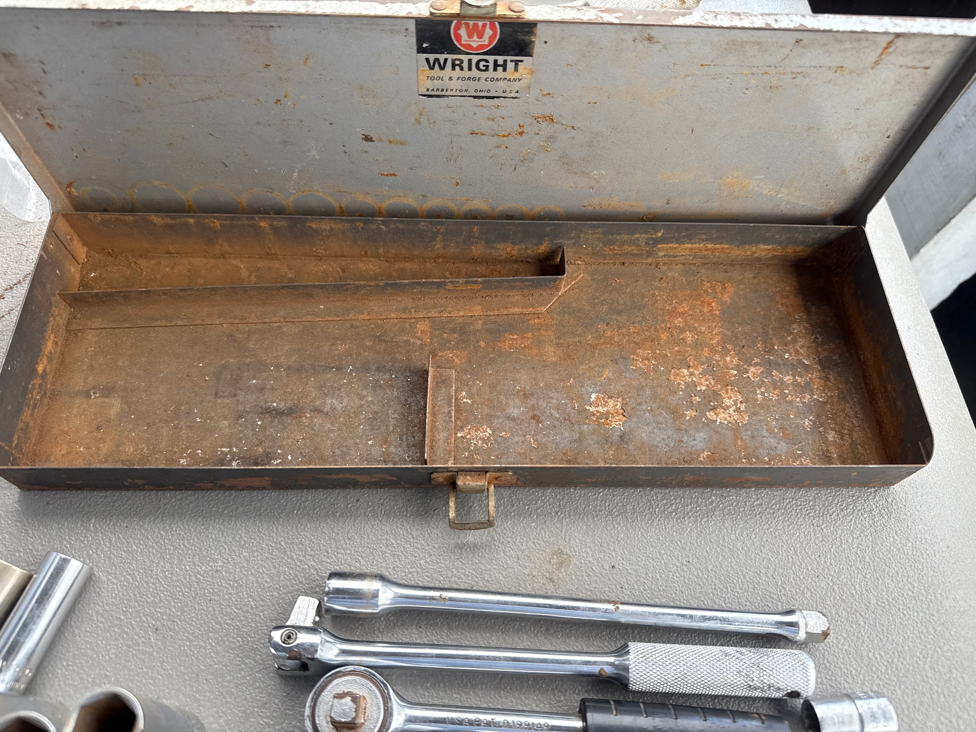 Wright Tool Socket Set with Ratchets and Extensions - Thumbnail 2