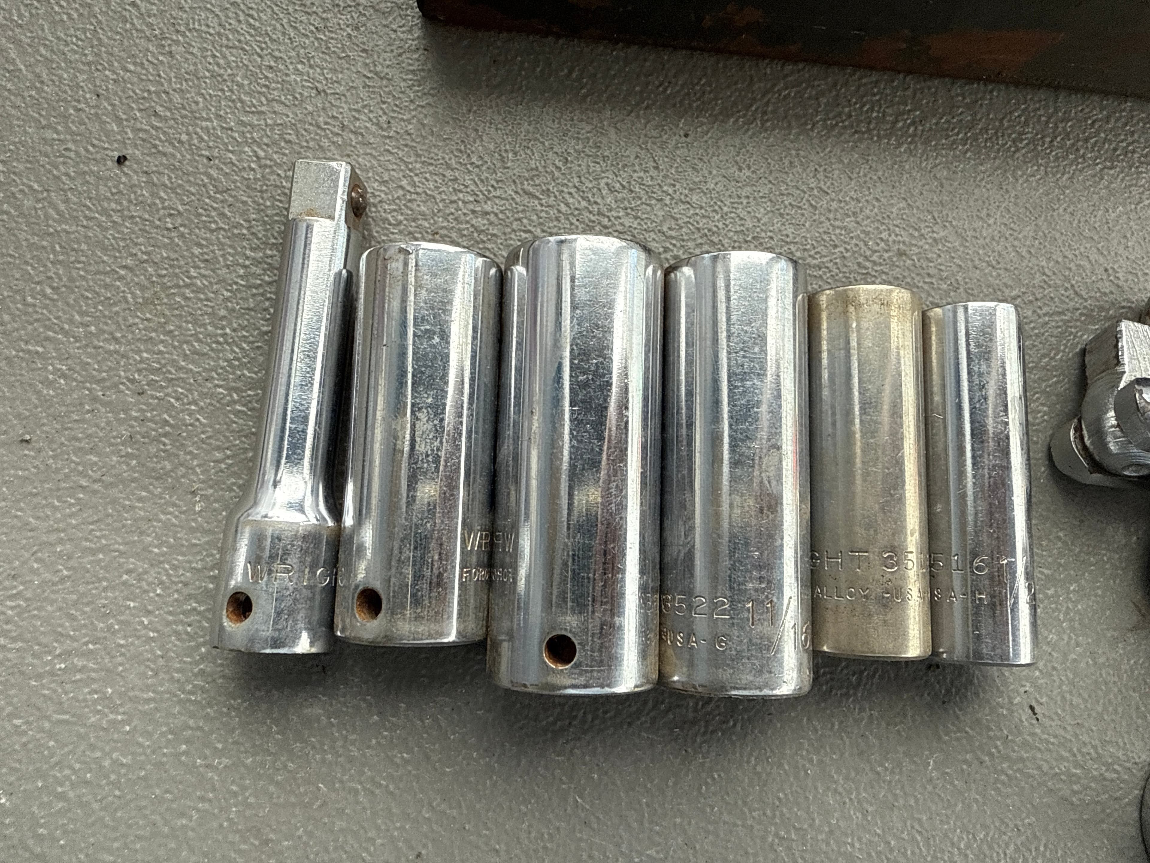 Wright Tool Socket Set with Ratchets and Extensions - Thumbnail 5