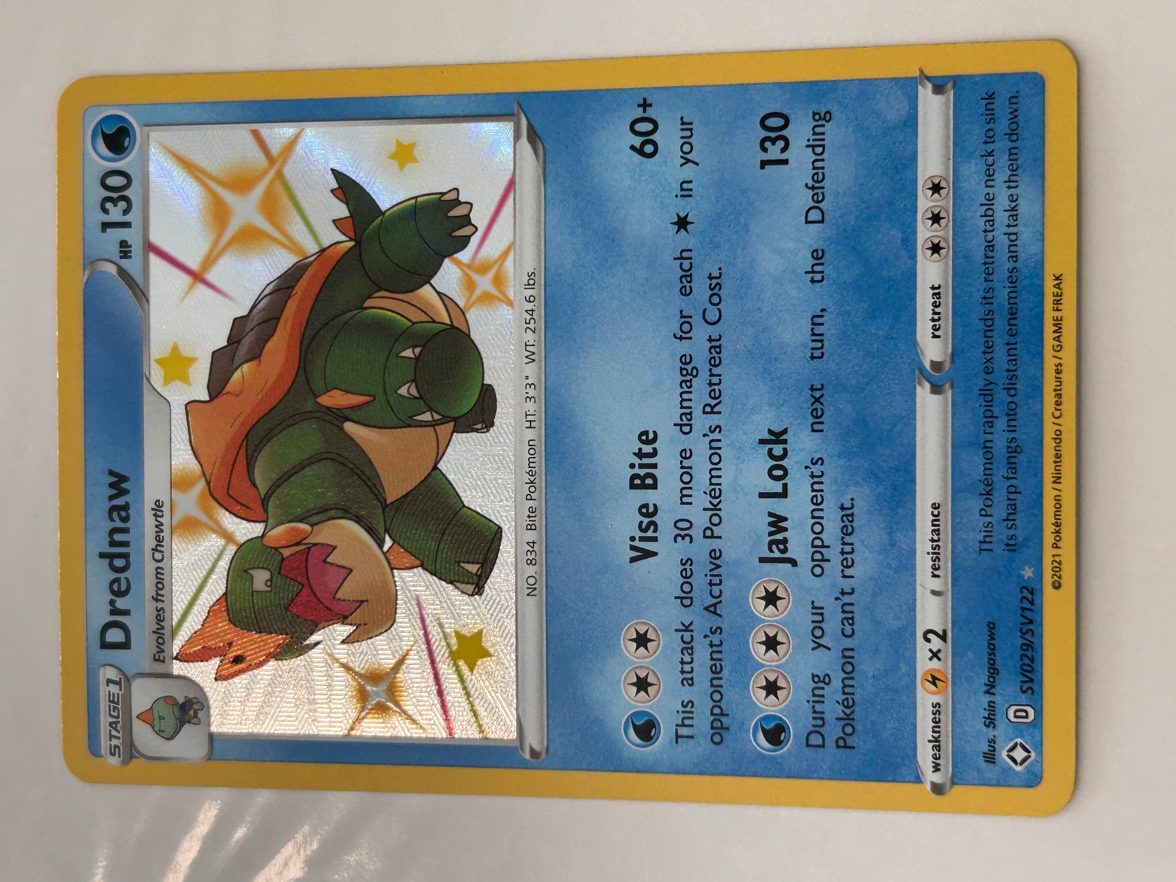 Drednaw, Eiscue, Milcery Pokémon Cards - 3 Collectible Cards - Thumbnail 2