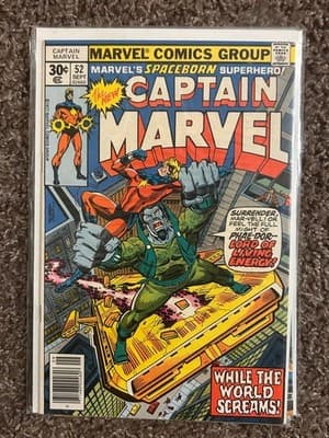 Marvel Captain Marvel Comic Lot 8 1970 Spotlight #1 40 44 49 52 53 60 Bronze Age - Thumbnail 5