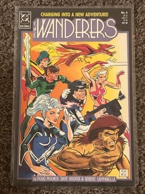DC The Wanderers #6 Comic Book 1988 Doug Moench Dave Hoover Nov 1988 Single - Image 1