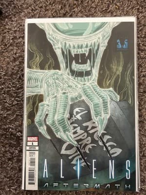 Marvel Comic Book Aliens Aftermath 1 Variant Edition 35th Anniversary New Cover - Image 1