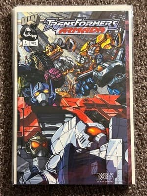 Dreamwave Transformers Armada Comic #1 2002 VF/NM Bagged Boarded James Raiz - Image 1