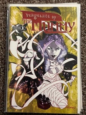 Vengeance Of The Mummy #1 Moonstone Comic Book Horror Justin Gray Cover Art - Image 1