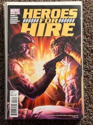 Marvel Heroes For Hire #3 Comic Book Superhero Cover Art Direct Edition VF - Image 1
