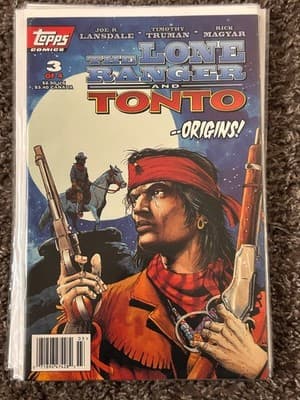 Topps Comics The Lone Ranger and Tonto #3 Origins 3 of 4 Comic Book Western - Image 1