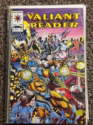Valiant Reader Vol 1 1993 Comic Valiant #1 Superhero Team Full Color Cover - Image 1
